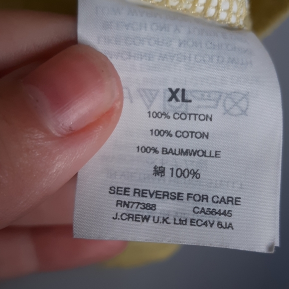 Madewell Chartreuse Yellow Low Fi Tee Shirt - Picture 5 of 8